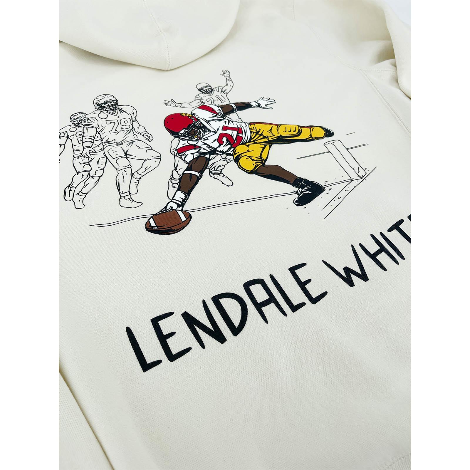 Lendale White Unisex Pullover Hoodie image21
